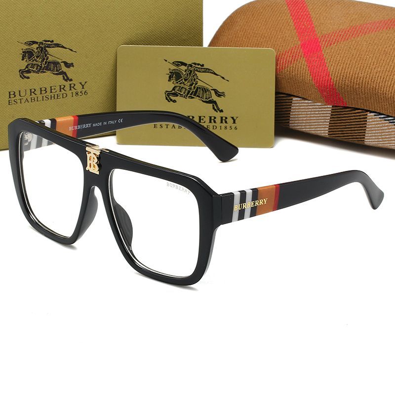 [Luxe]Fashion Unisex Plaid Frame Sunglasses