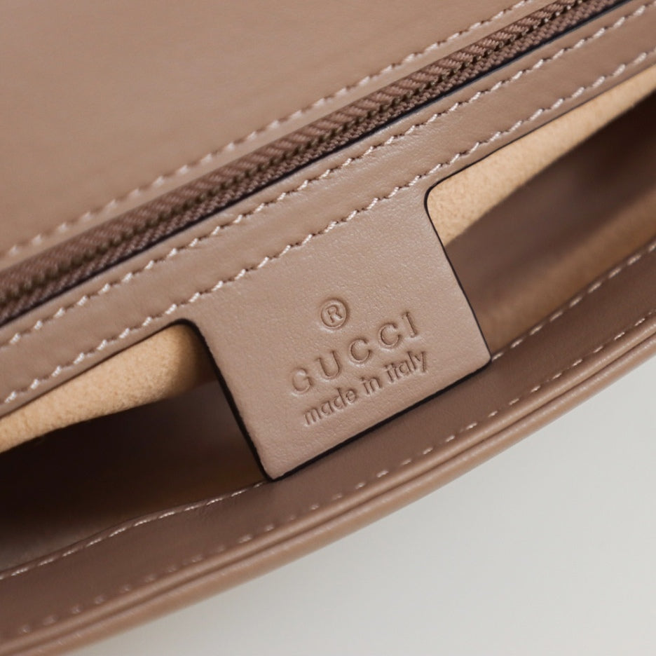 [Luxe]0528 milk tea color Small GG Marmont 2.0 Shoulder Bag