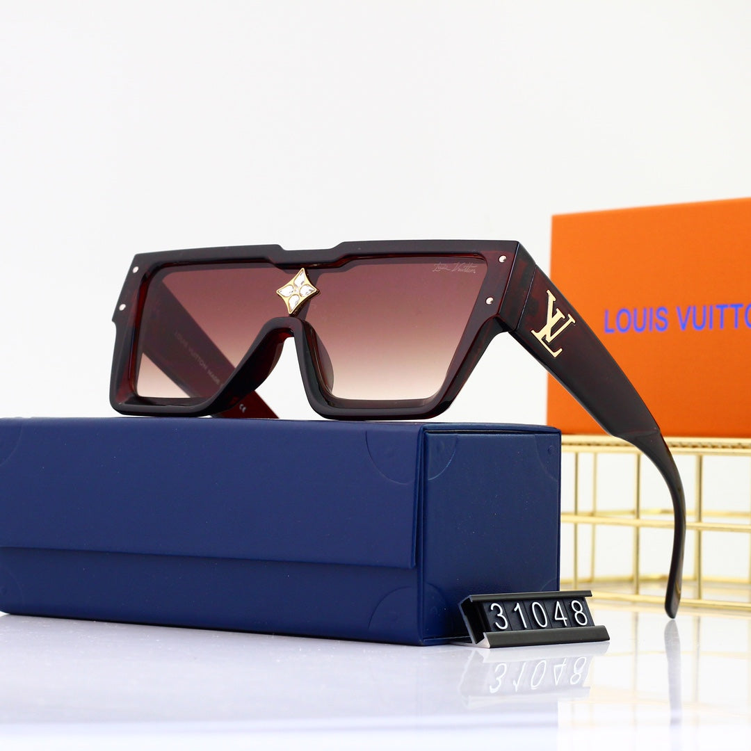 [Luxe]Chunky Frame  Cool Sunglasses-With Gift Box