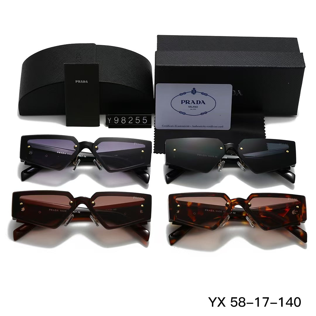 [Luxe]PA Classic Rhombus Frame Sunglasses-With Gift Box