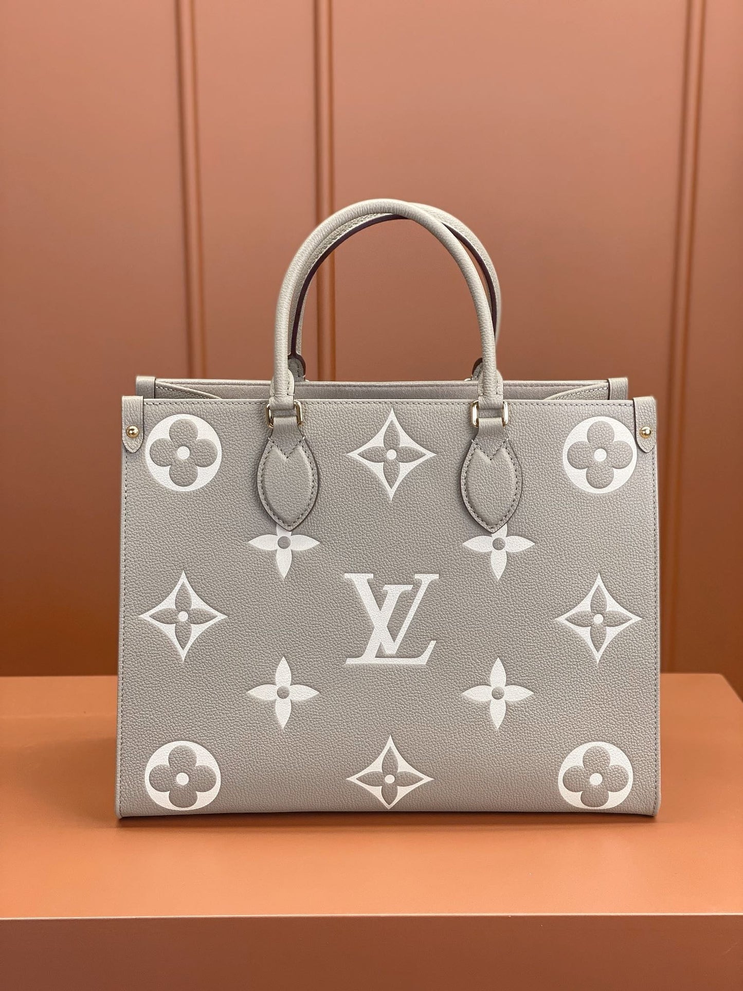 [Luxe]0528 Onthego MM Bicolour Monogram Empreinte Leather