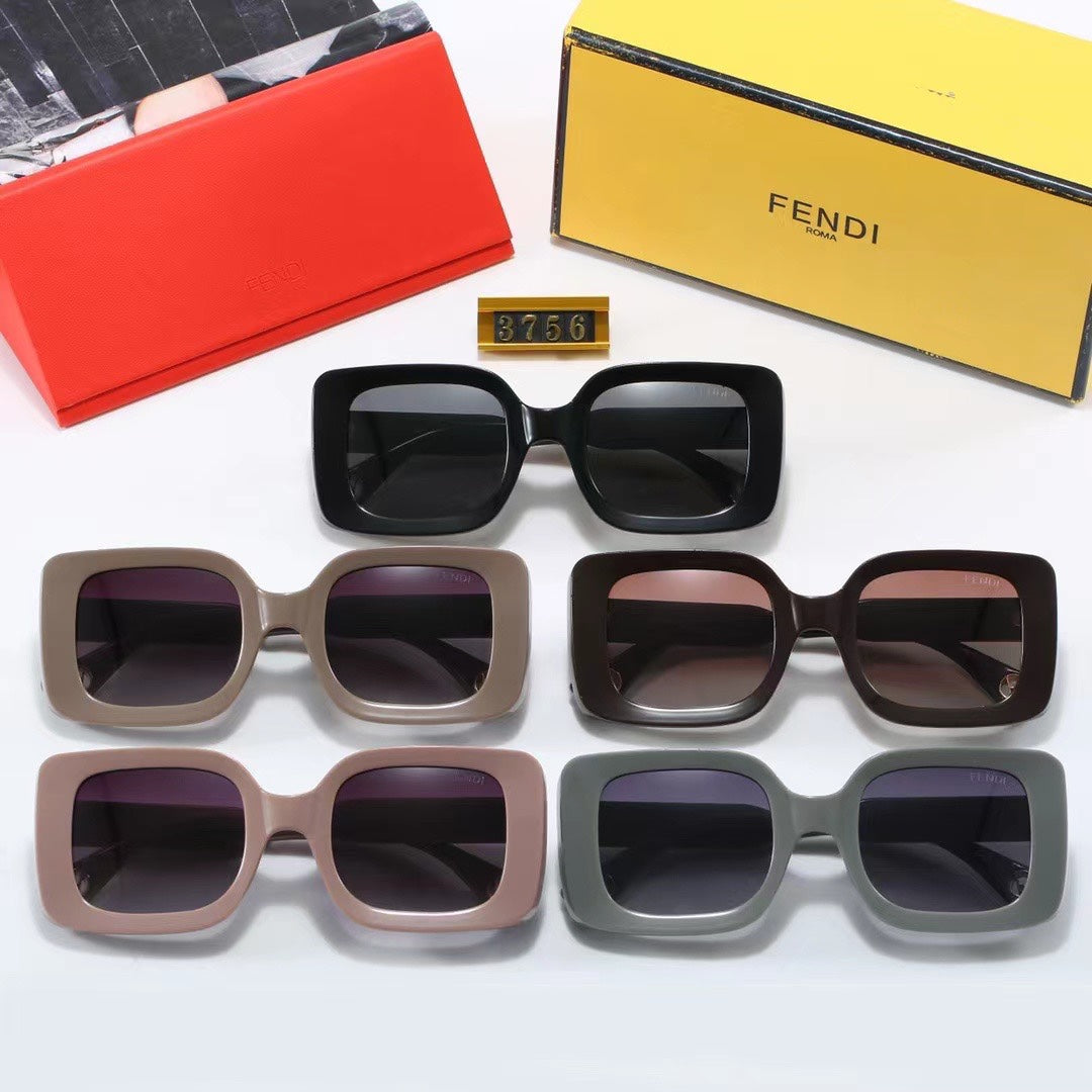 [Luxe]Square Frame Sunglasses