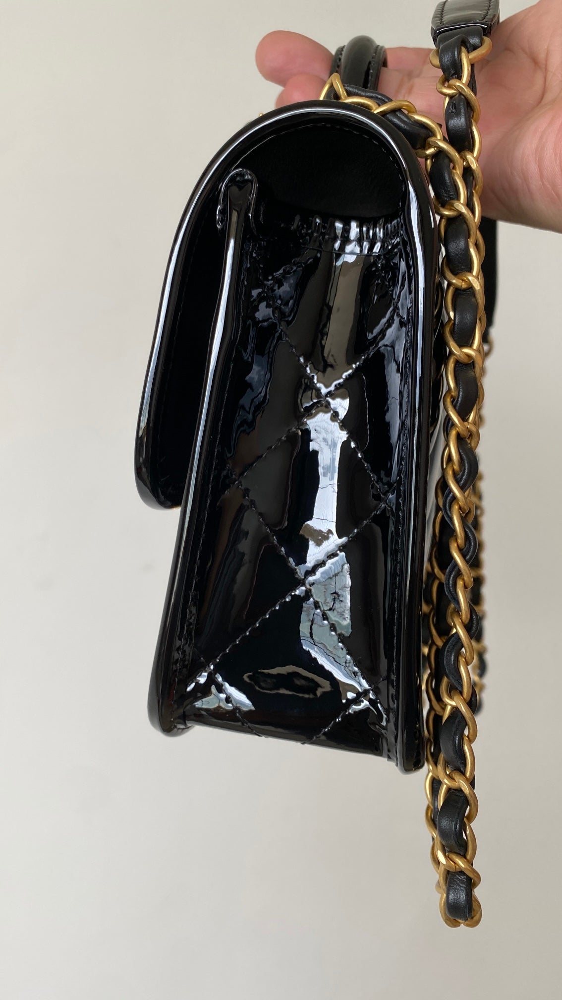 [Luxe]0528 Mini top handle with flap