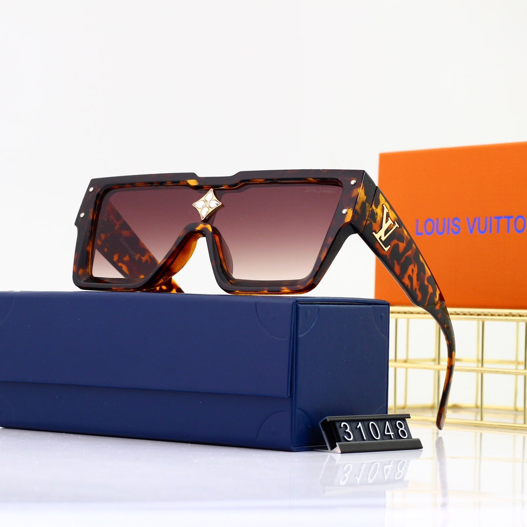 [Luxe]Chunky Frame  Cool Sunglasses-With Gift Box