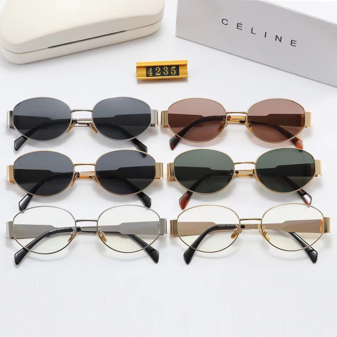 [Luxe]New Retro Metal Sunglasses 4235