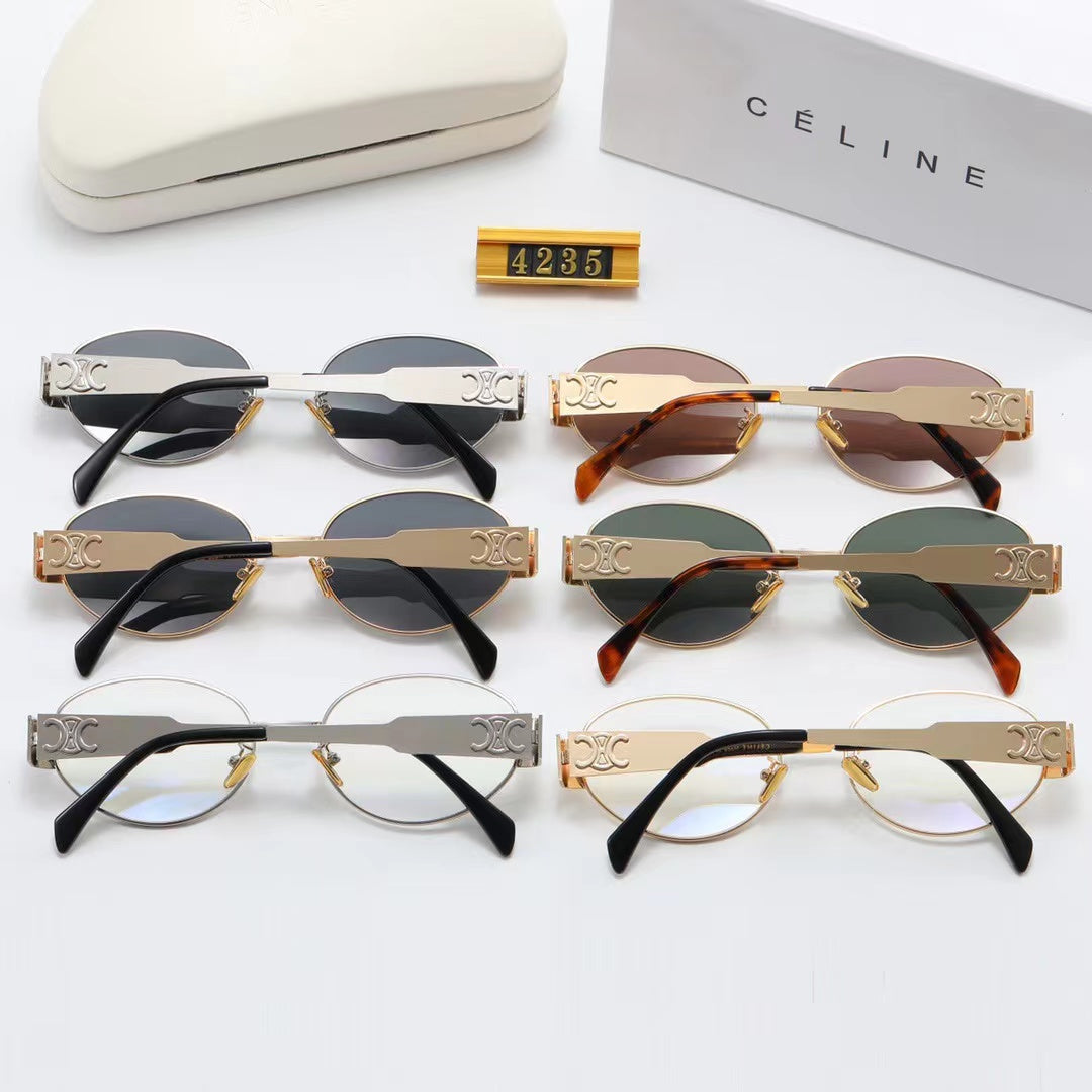[Luxe]New Retro Metal Sunglasses 4235