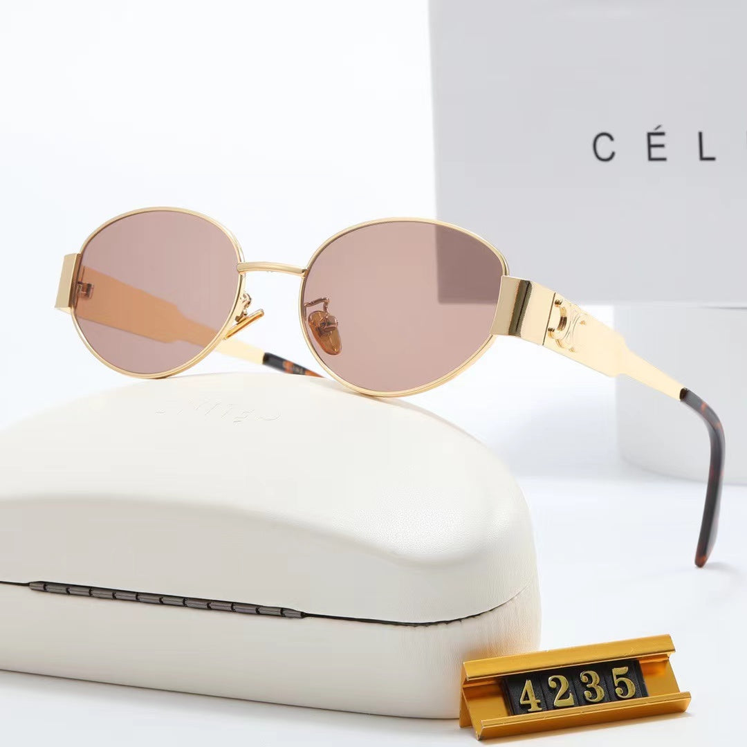 [Luxe]New Retro Metal Sunglasses 4235