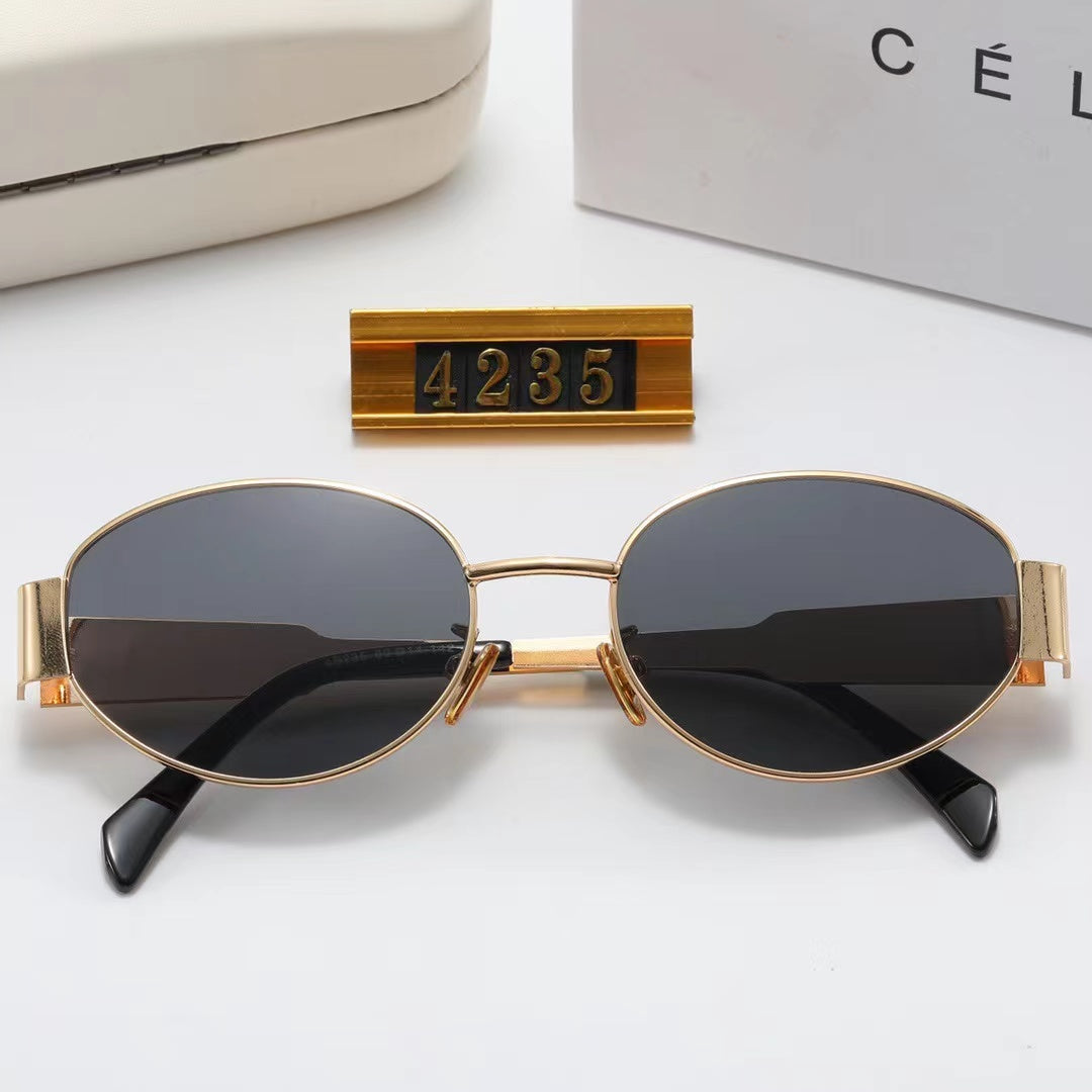 [Luxe]New Retro Metal Sunglasses 4235