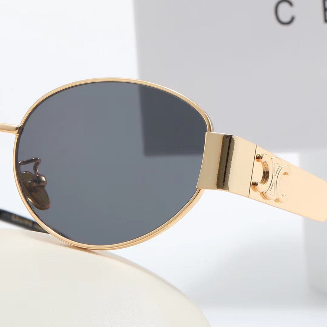 [Luxe]New Retro Metal Sunglasses 4235