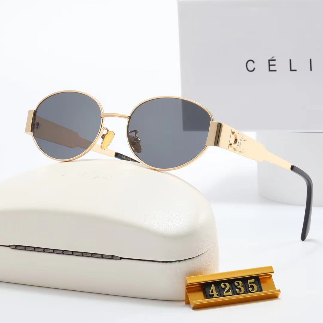 [Luxe]New Retro Metal Sunglasses 4235