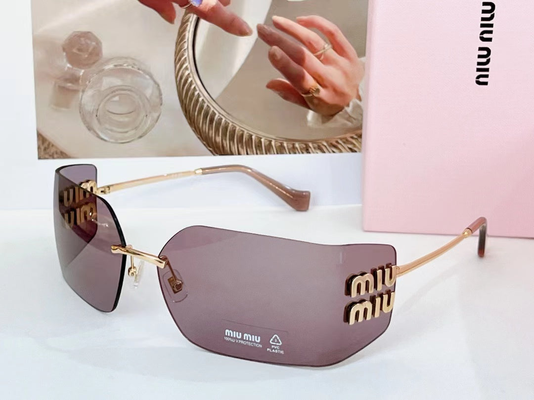 [Luxe]Amber Frame Retro Sunglasses-With Gift Box