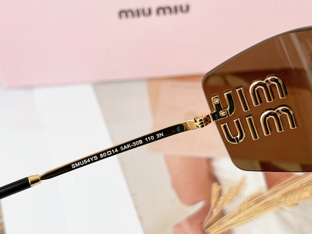 [Luxe]Amber Frame Retro Sunglasses-With Gift Box