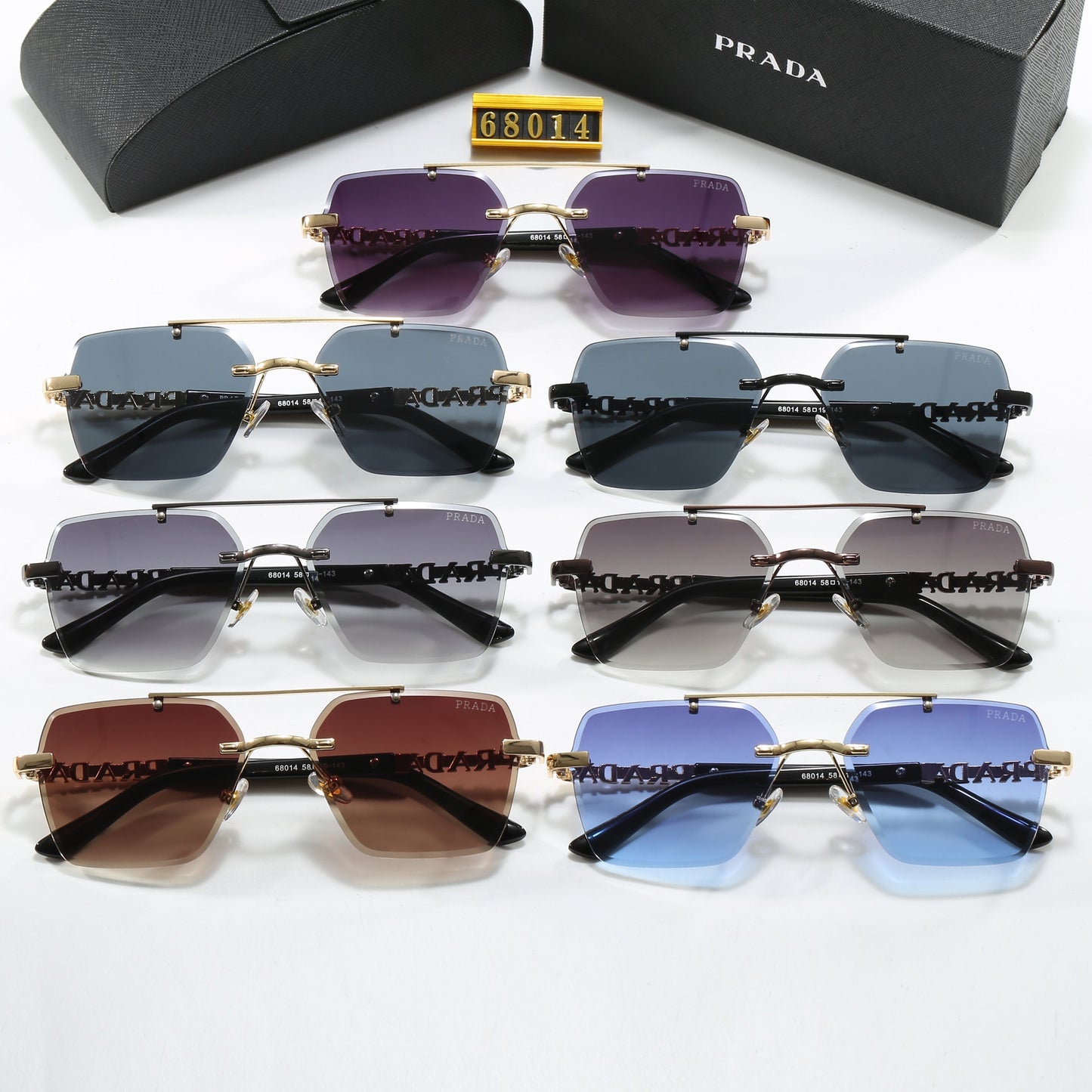 [Luxe]New frameless 68014 sunglasses