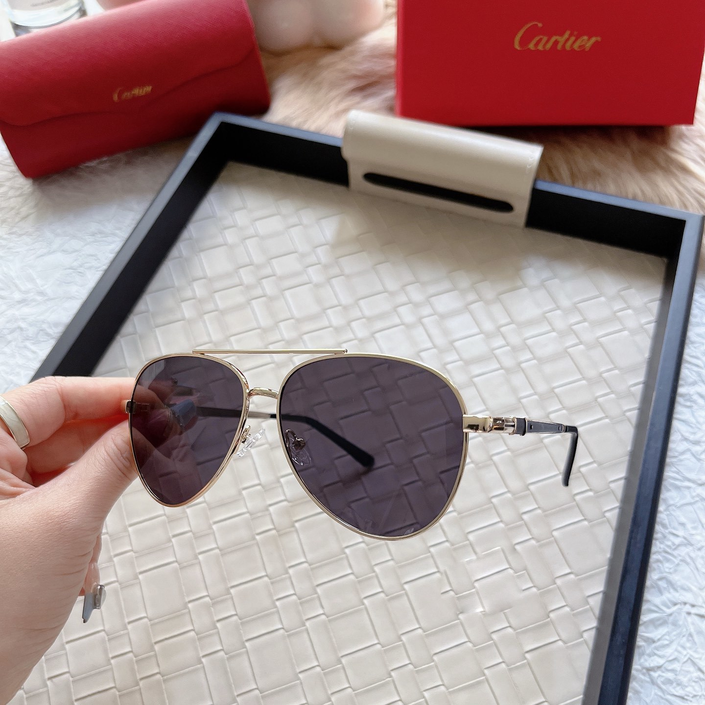 [Luxe]Fashion hot 3 color sunglasses 0648