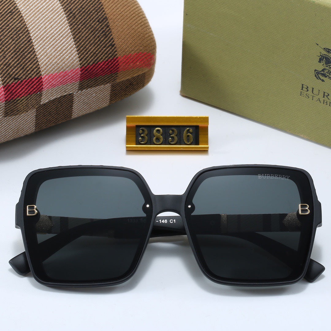 [Luxe]Large Frame Sunglasses-With Gift Box