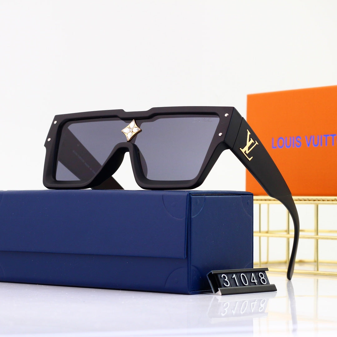 [Luxe]Chunky Frame  Cool Sunglasses-With Gift Box