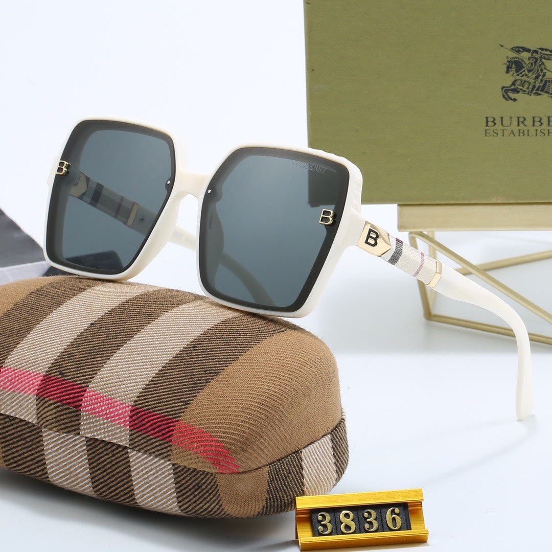 [Luxe]Large Frame Sunglasses-With Gift Box