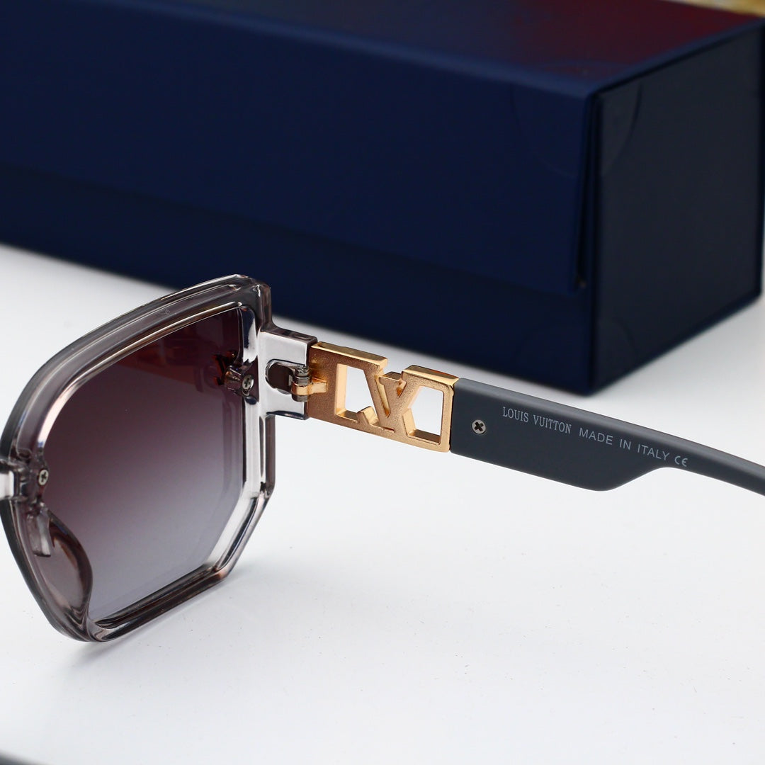 [Luxe]Hexagonal Oversized Sunglasses-With Gift Box