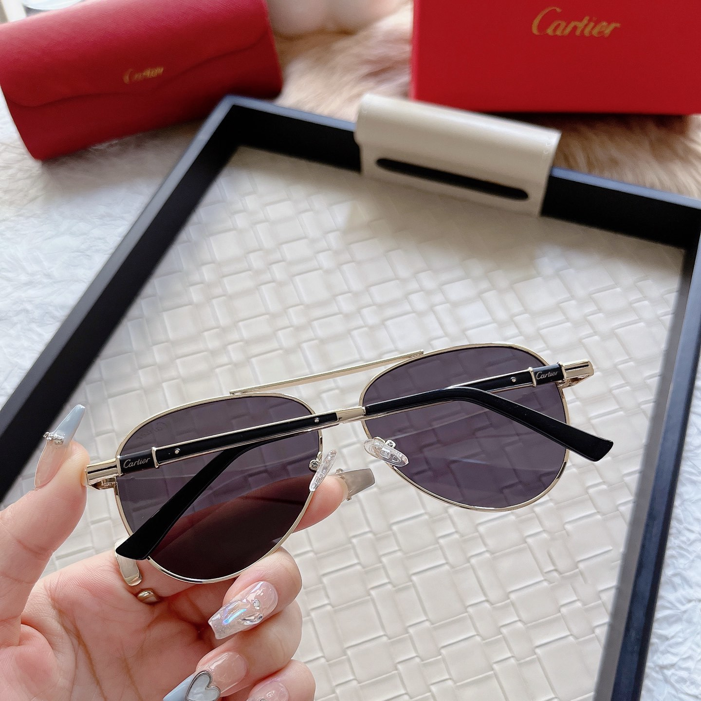 [Luxe]Fashion hot 3 color sunglasses 0648