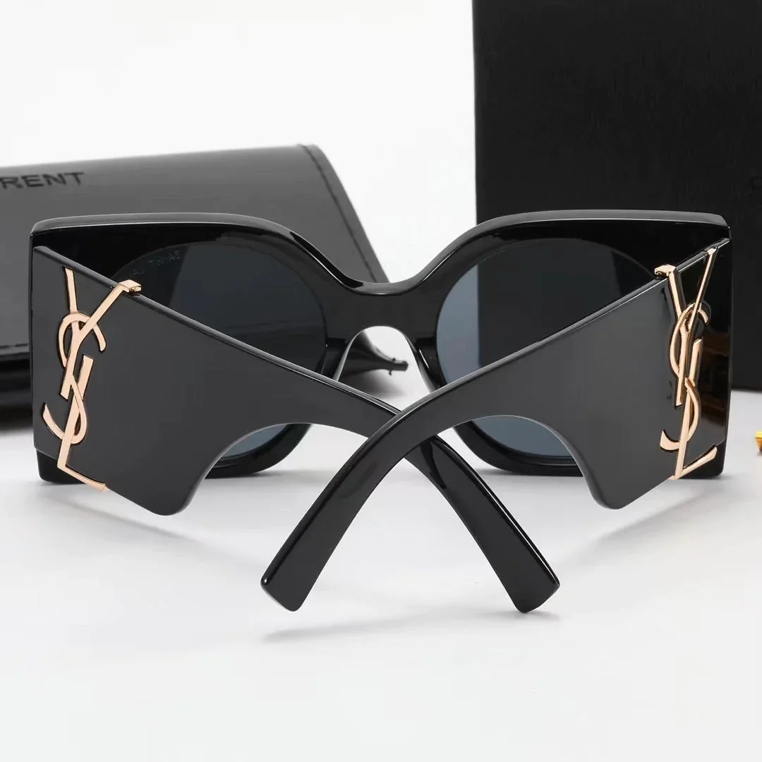 [Luxe]Retro large frame sunglasses 3512