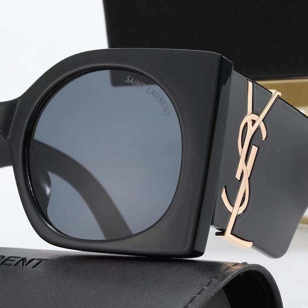 [Luxe]Retro large frame sunglasses 3512
