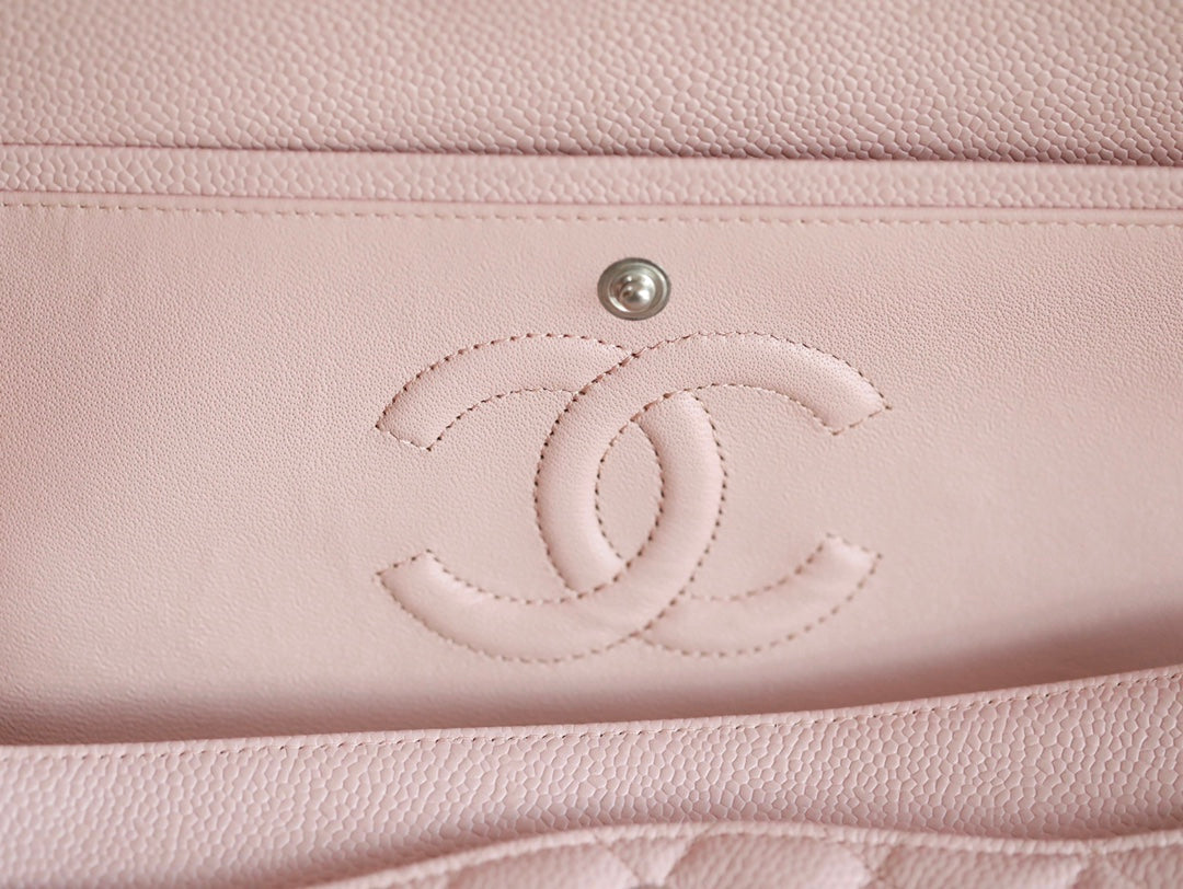 [Luxe]0528 Maxi Classic Handbag Grained Calfskin