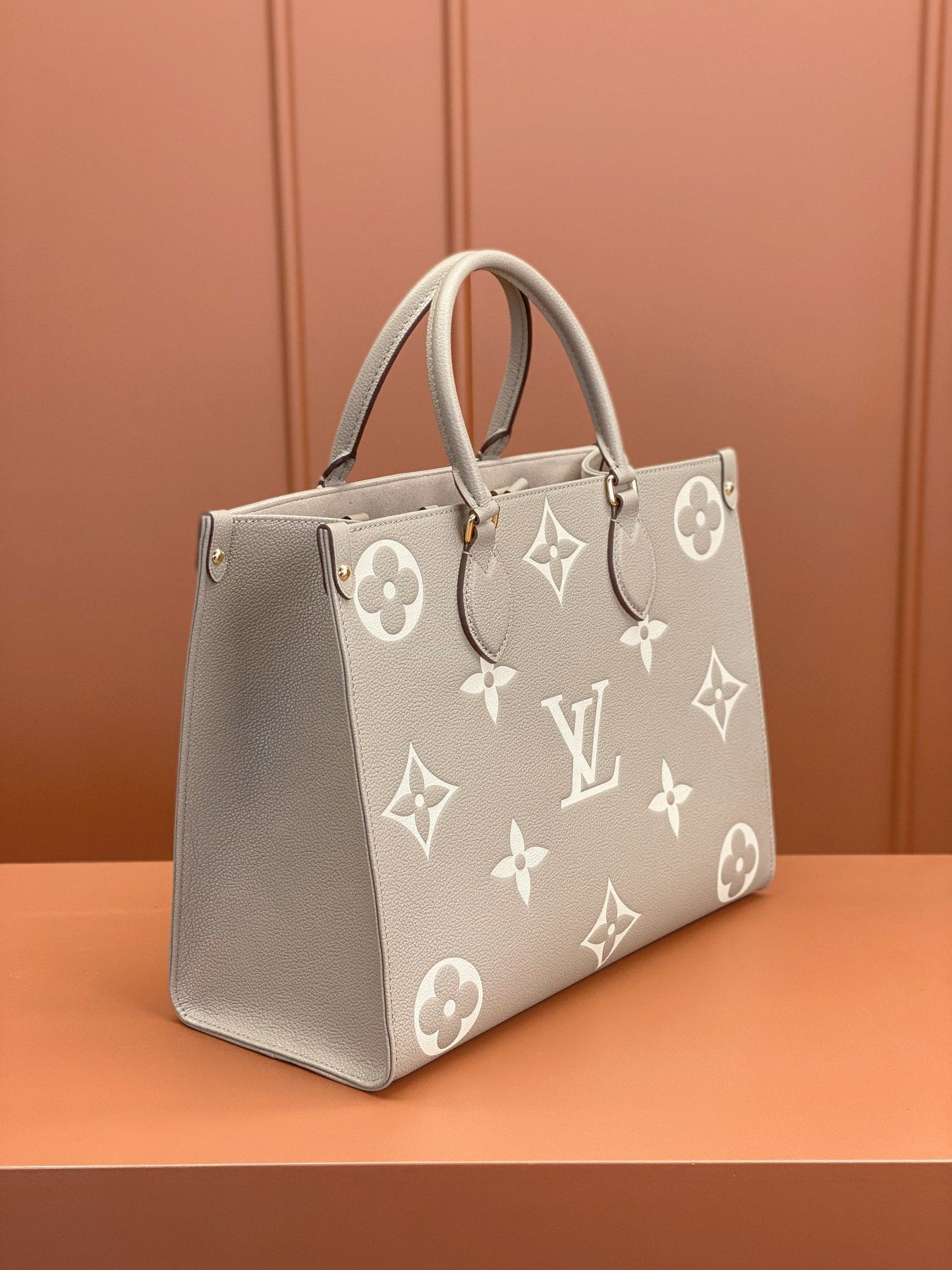 [Luxe]0528 Onthego MM Bicolour Monogram Empreinte Leather