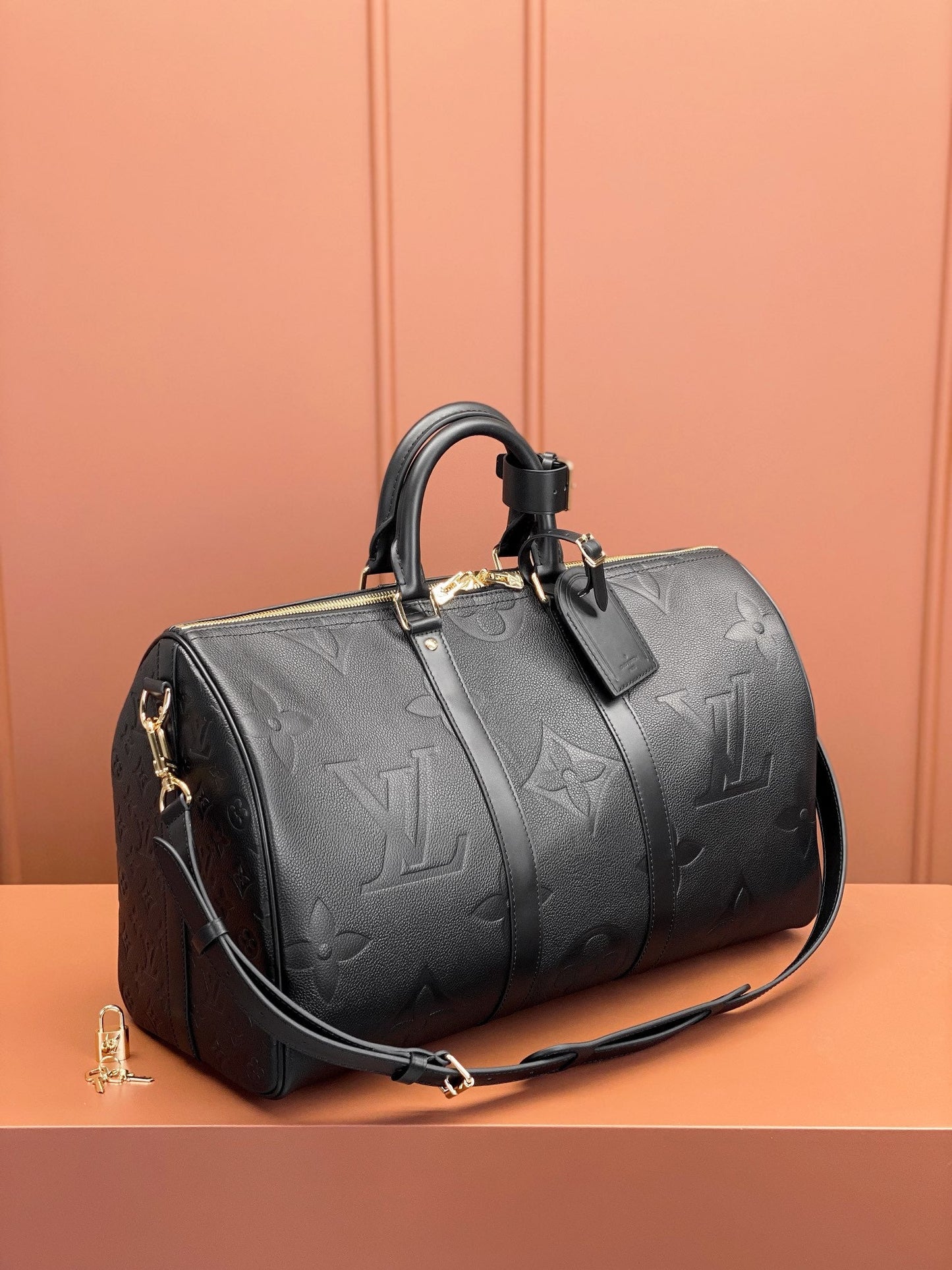 [Luxe]0528 Keepall Bandoulière 45 Monogram Empreinte Leather