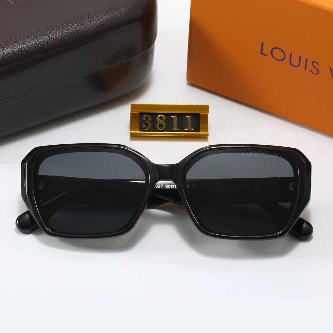 [Luxe]Hexagonal Sunglasses-With Gift Box