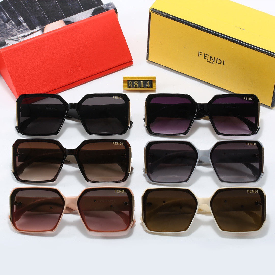[Luxe]Large Frame Sunglasses-With Gift Box