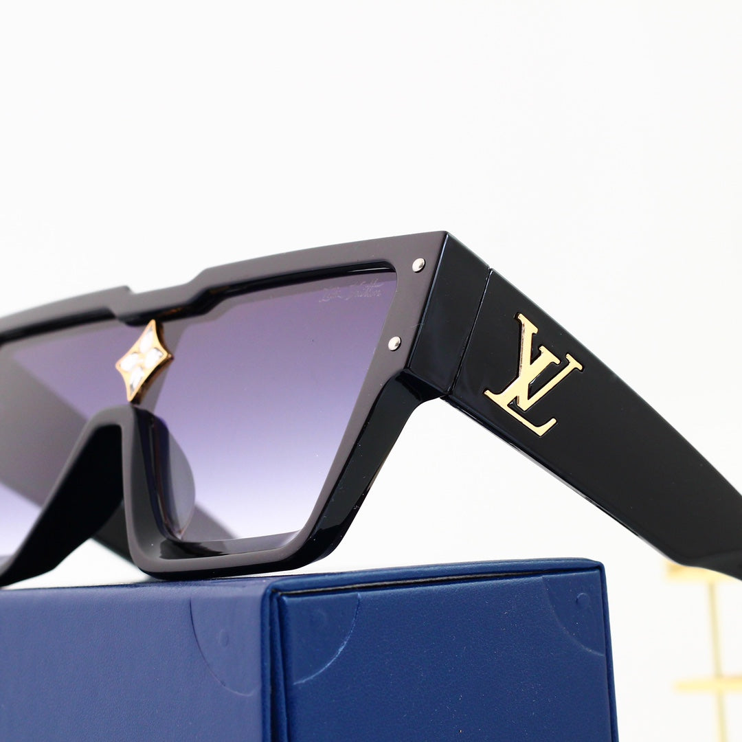 [Luxe]Chunky Frame  Cool Sunglasses-With Gift Box
