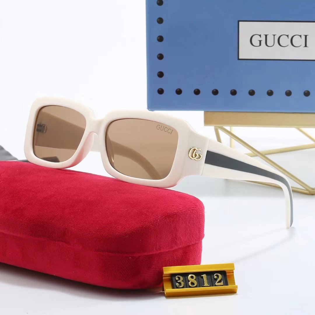 [Luxe]Chunky Frame Retro Sunglasses-With Gift Box
