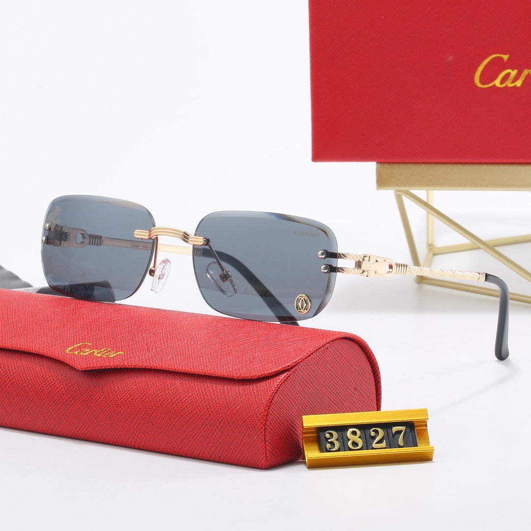 [Luxe]Rimless Sunglasses-With Gift Box