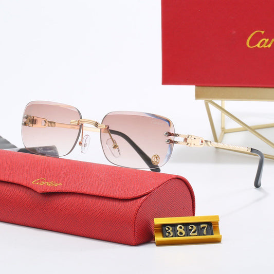 [Luxe]Rimless Sunglasses-With Gift Box