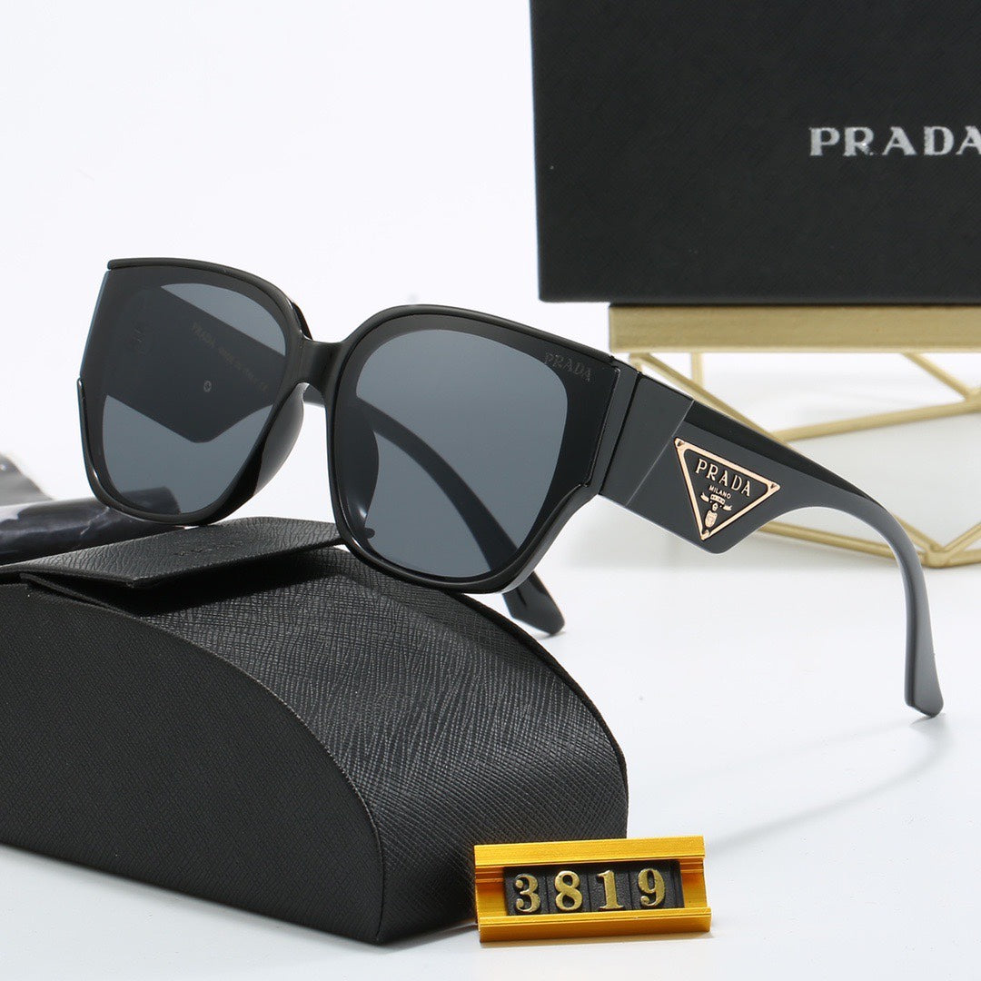 [Luxe]Thick Frame Retro Sunglasses