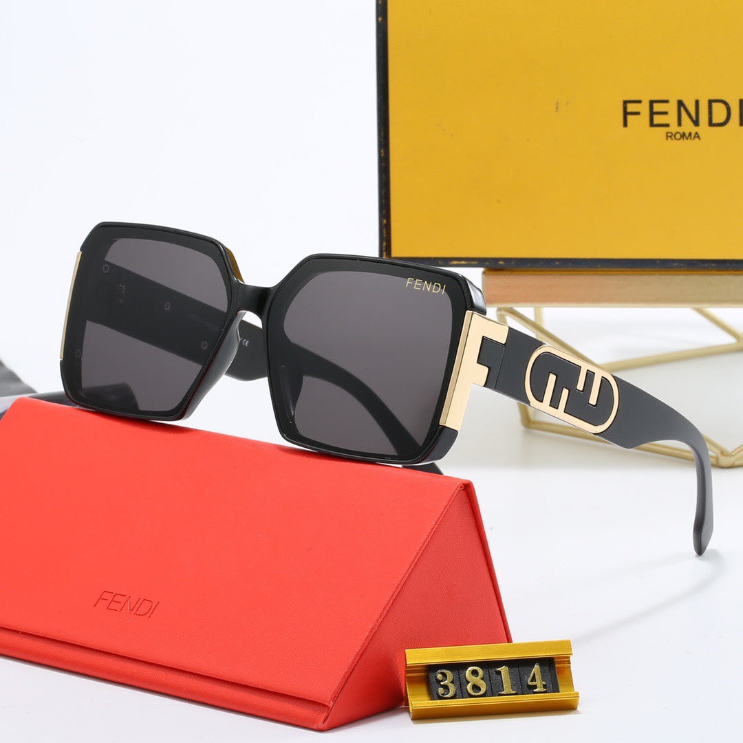 [Luxe]Large Frame Sunglasses-With Gift Box