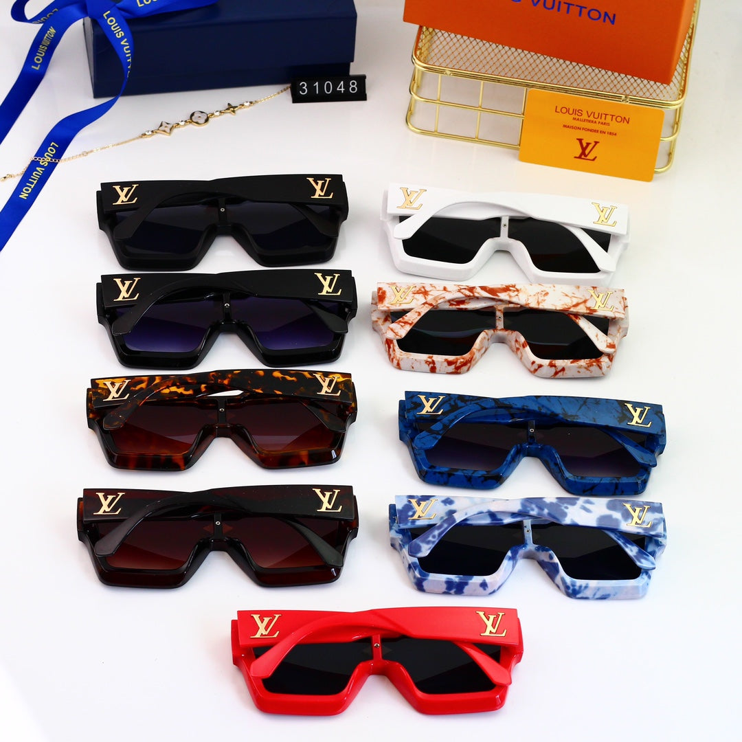 [Luxe]Chunky Frame  Cool Sunglasses-With Gift Box