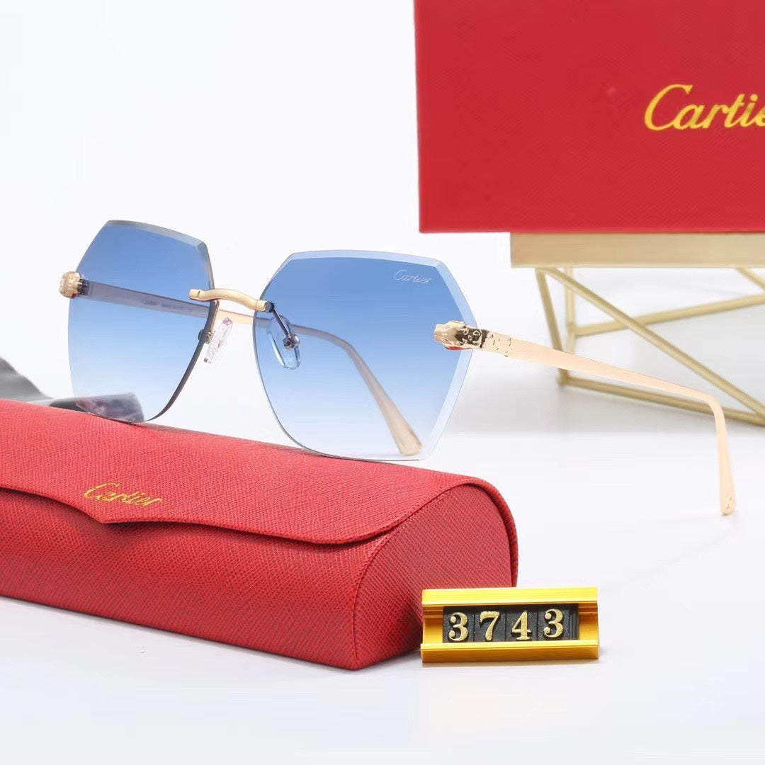 [Luxe]Rimless Sunglasses-With Gift Box