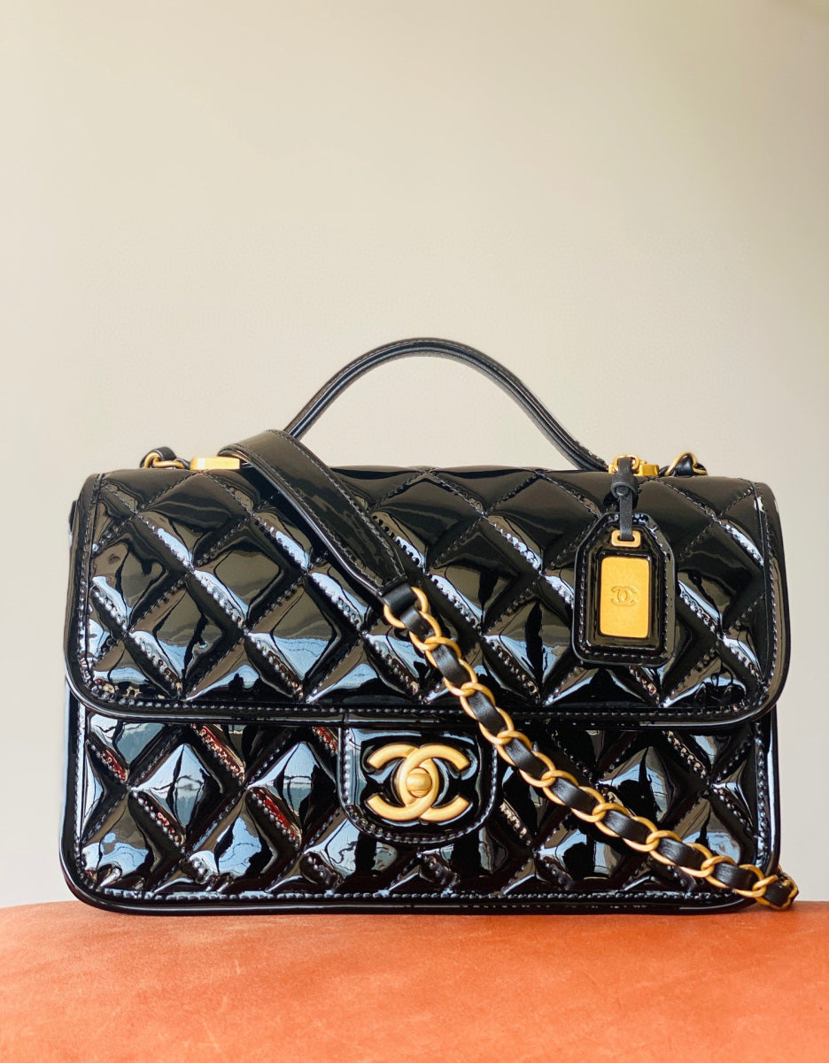 [Luxe]0528 Mini top handle with flap