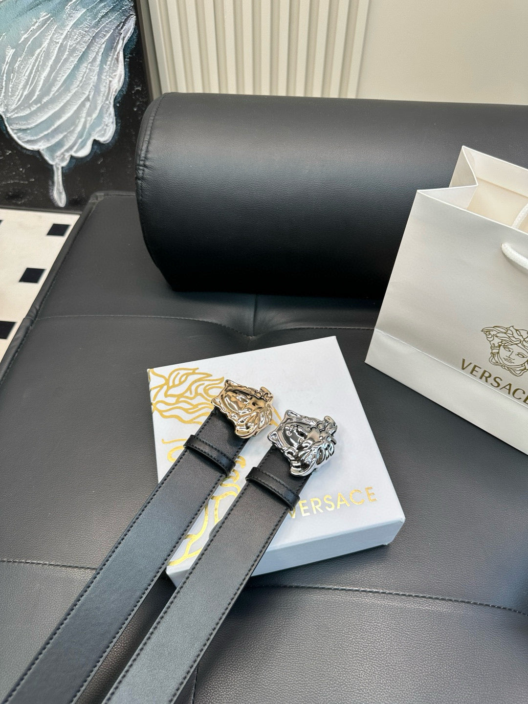 [Luxe]Versace Simple and fashionable, polished metal fastener
