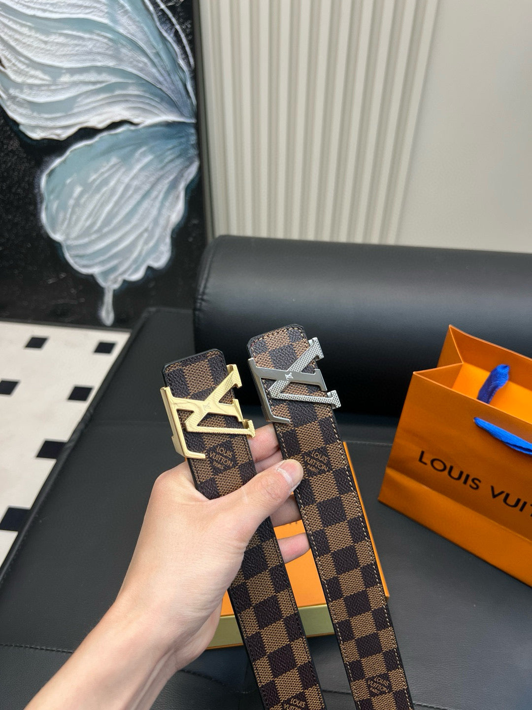 [Luxe]Checkered casual style