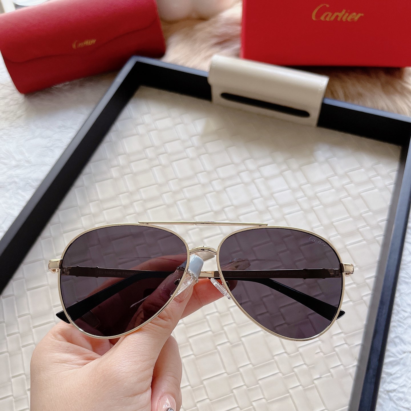 [Luxe]Fashion hot 3 color sunglasses 0648