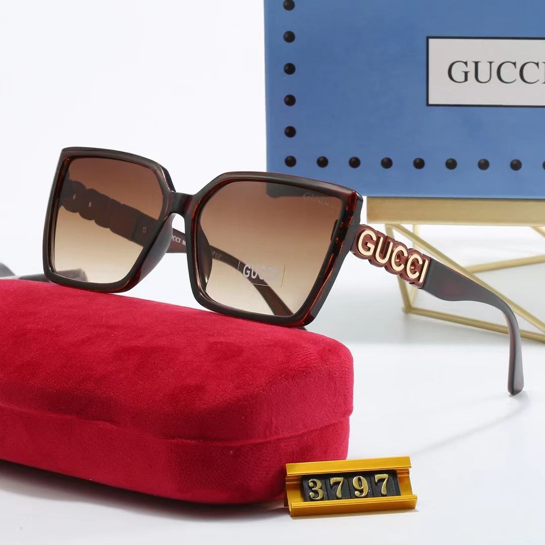 [Luxe]Oversized Square Sunglasses-With Gift Box