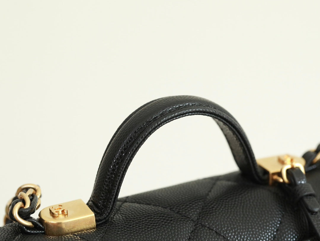 [Luxe]0528 School Memory Top Handle Flap Bag