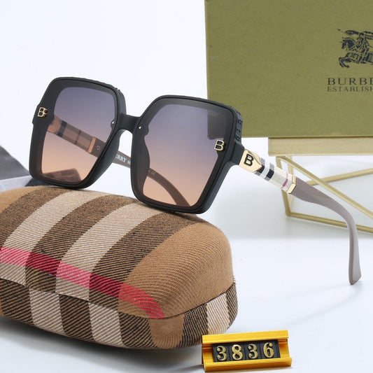 [Luxe]Large Frame Sunglasses-With Gift Box