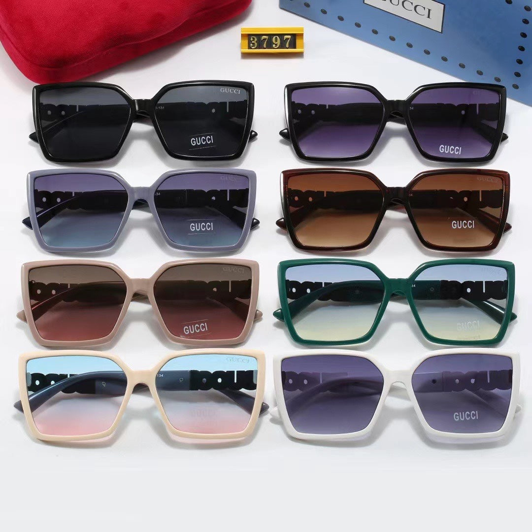 [Luxe]Oversized Square Sunglasses-With Gift Box