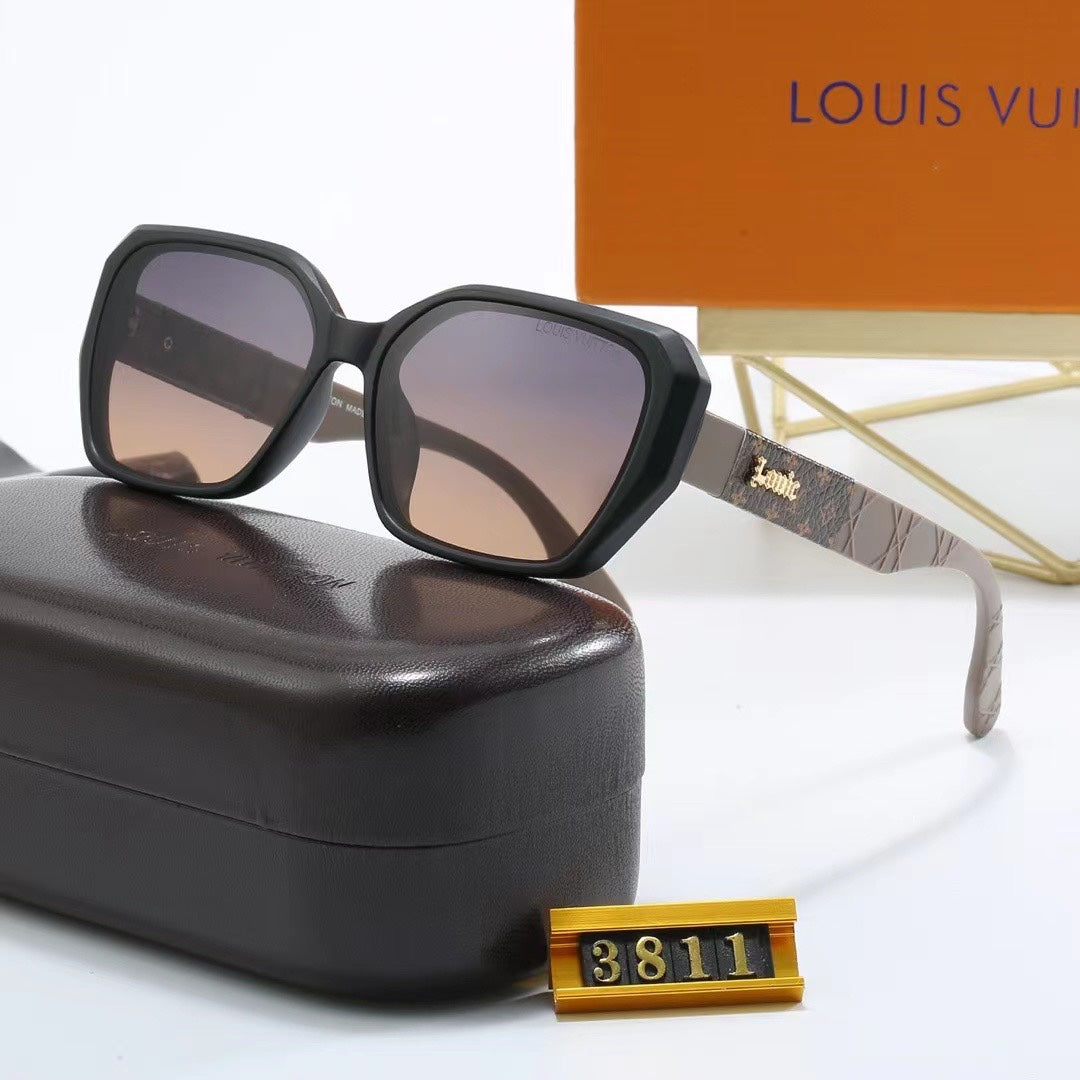 [Luxe]Hexagonal Sunglasses-With Gift Box