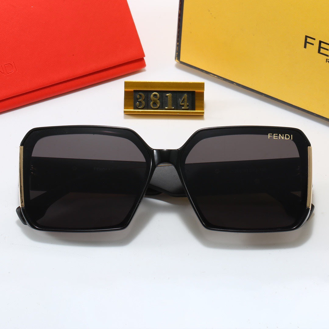 [Luxe]Large Frame Sunglasses-With Gift Box
