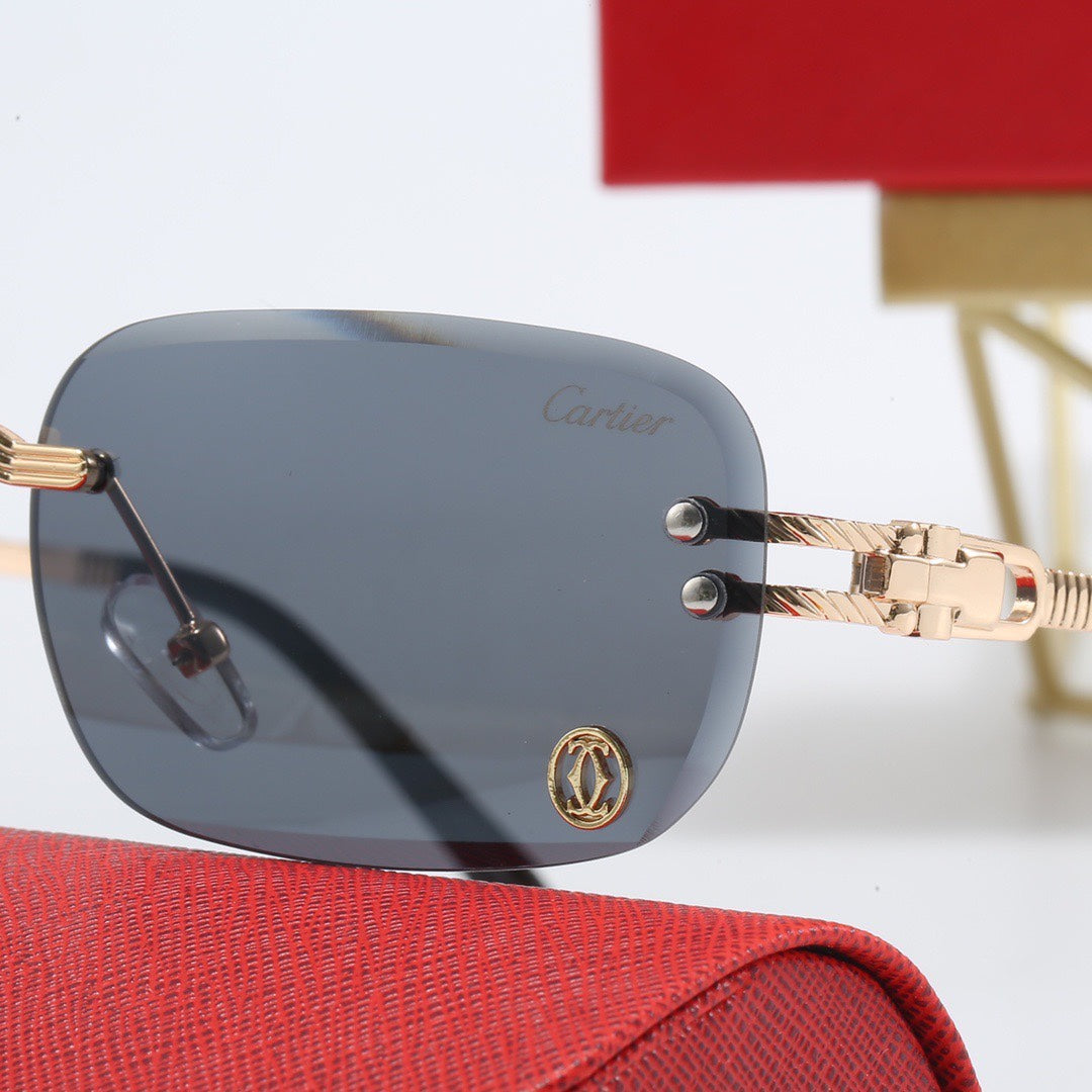 [Luxe]Rimless Sunglasses-With Gift Box