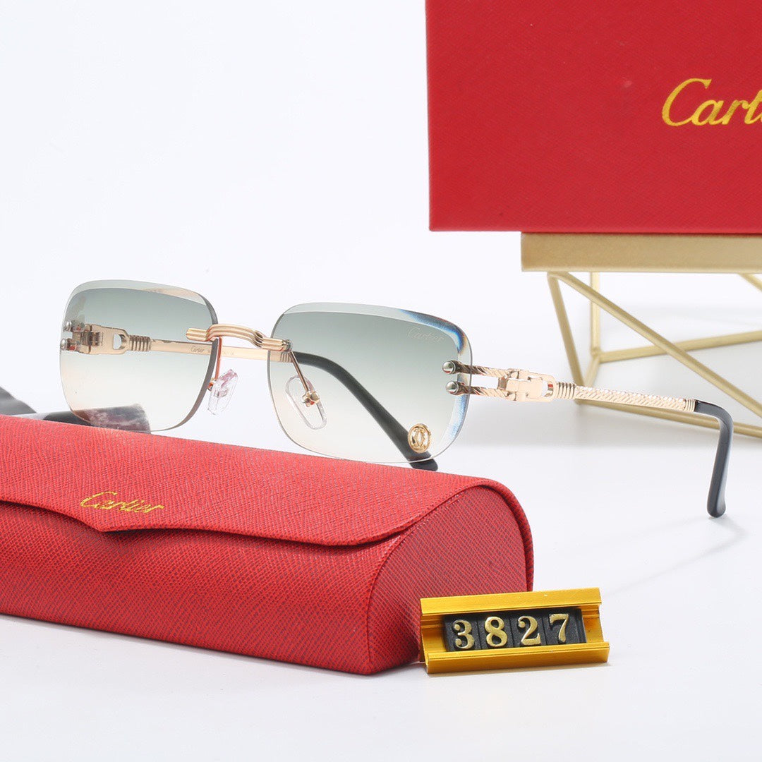 [Luxe]Rimless Sunglasses-With Gift Box